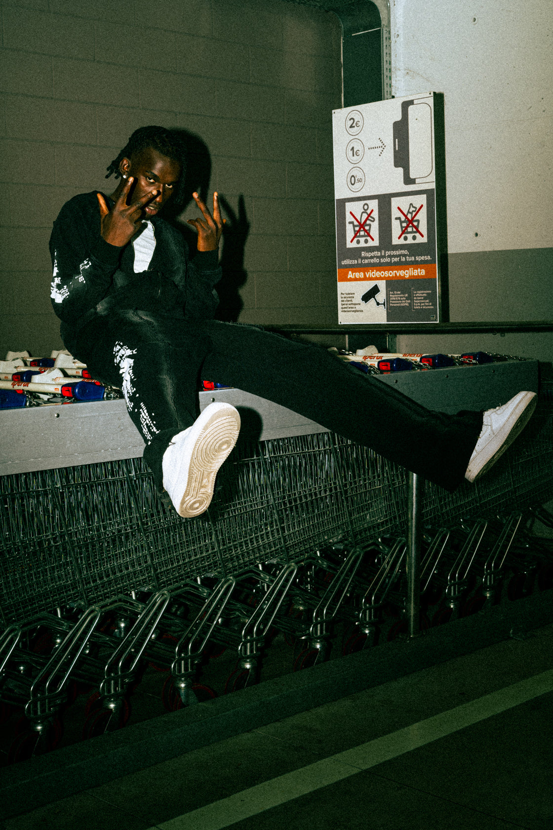 DISTRESSED TRACKSUIT
