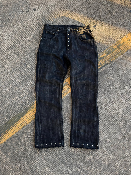 Handmade Waxed / Painted Denim
